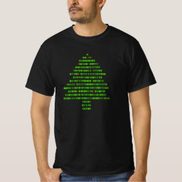Binärer Weihnachtsbaum-T - Shirt