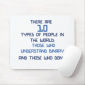 binärer Witz Mousepad (Mit Mouse)