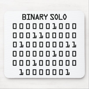 Binäres Solo Mousepad