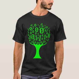 Binäres Tree Computer Coding Web Developer Program T-Shirt