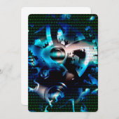 Binärkode Einladung (Vorne/Hinten)