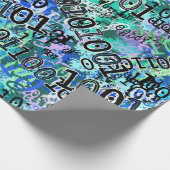 Binärkode Geschenkpapier (Ecke)