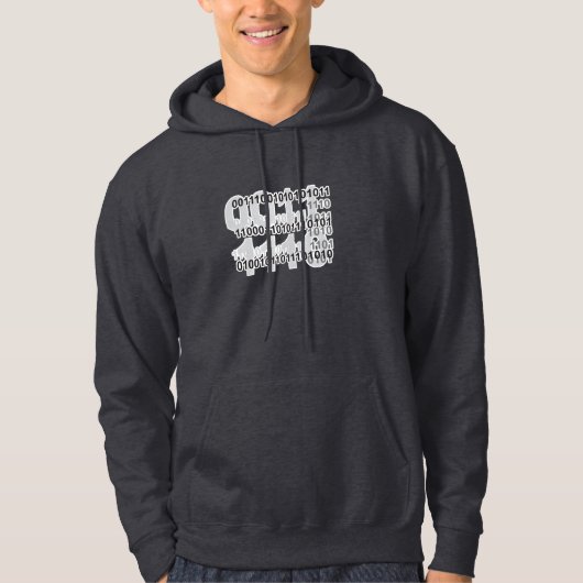 Binärkode Hoodie (Vorderseite)