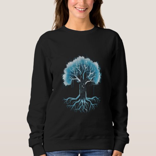 Binärkode-Struktur Computer-Science-Technology Sweatshirt (Vorderseite)