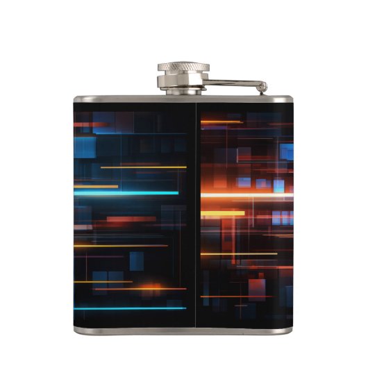 Binärkodeflasche Flachmann (Rückseite)