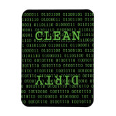 Binärprogramm Geek Clean Dirty Geschirrspüler Magn Magnet (Vertikal)