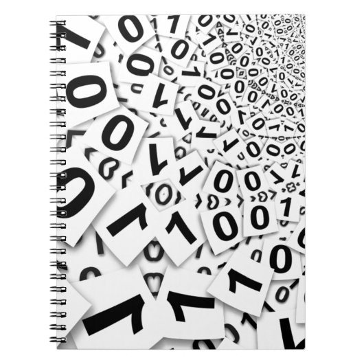 BINÄRSYSTEM NOTIZBLOCK (Vorderseite)