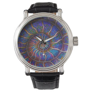 Binary Ammonit Armbanduhr