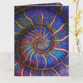 Binary Ammonit Karte (Gelbe Blume)