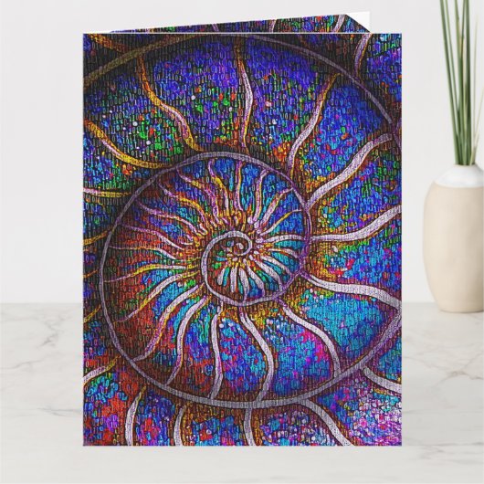 Binary Ammonit Karte (Vorderseite)