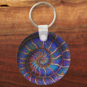 Binary Ammonit Schlüsselanhänger (Rückseite)