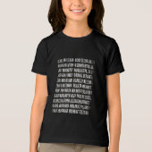 "Binary Background Graphic T-Shirt: 00 and 01 Patt Tri-Blend Shirt (Vorderseite)