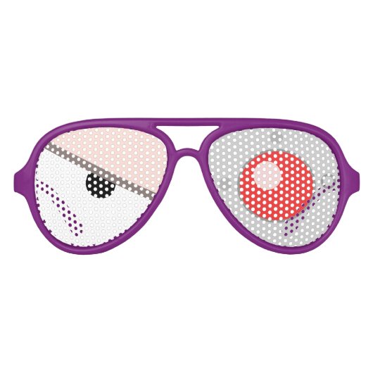 Binary Bard Party Glasses Partybrille (Vorderseite)