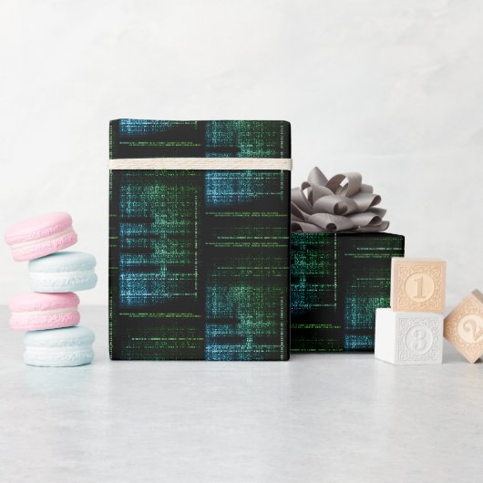 Binary Bliss Tech-Geschenkpapier Geschenkpapier (Babyparty)