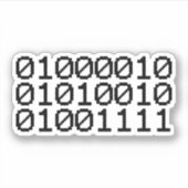 BINARY BRO AUFKLEBER (Vorderseite)