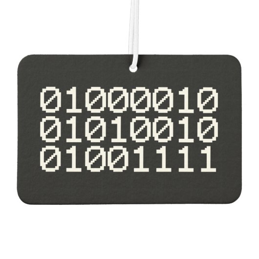 BINARY BRO AUTOLUFTERFRISCHER (Rückseite)