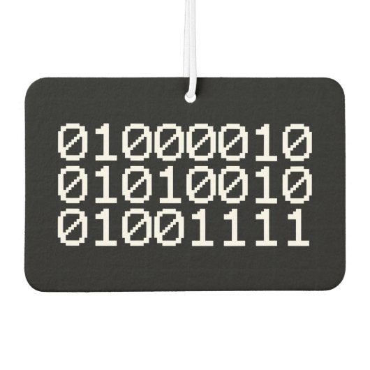 BINARY BRO AUTOLUFTERFRISCHER (Vorderseite)