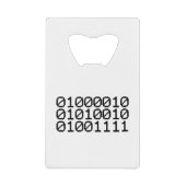 BINARY BRO GELDBEUTEL FLASCHENÖFFNER (Vorderseite)