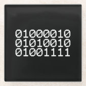 BINARY BRO GLASUNTERSETZER (Vorderseite)