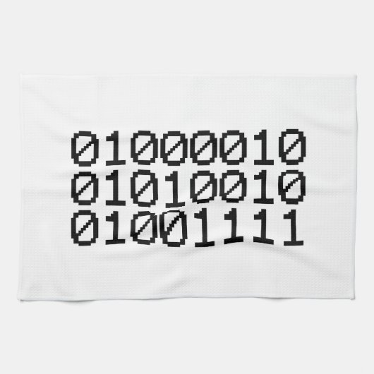 BINARY BRO HANDTUCH (Horizontal)