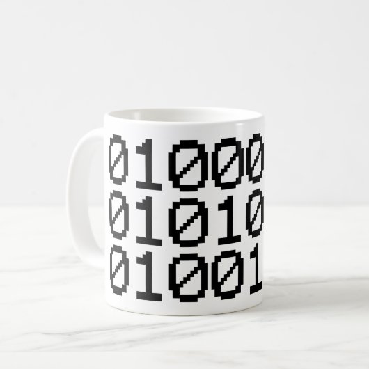 BINARY BRO KAFFEETASSE (Vorderseite Links)