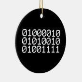 BINARY BRO KERAMIK ORNAMENT (Rechts)