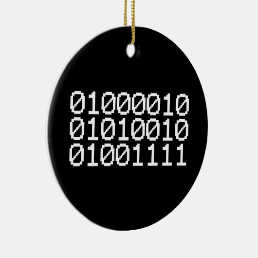 BINARY BRO KERAMIK ORNAMENT (Rechts)