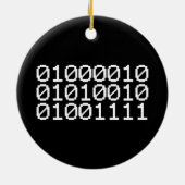 BINARY BRO KERAMIK ORNAMENT (Hinten)