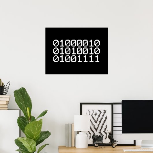 BINARY BRO POSTER (Heimbüro)