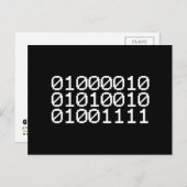 BINARY BRO POSTKARTE (Vorne/Hinten)