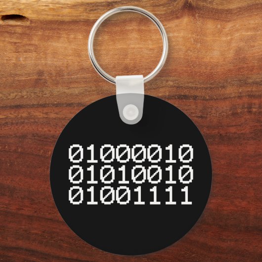 BINARY BRO SCHLÜSSELANHÄNGER (Vorderseite)