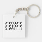 BINARY BRO SCHLÜSSELANHÄNGER (Rückseite)