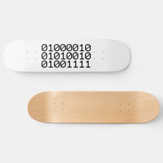 BINARY BRO SKATEBOARD (Horizontal)