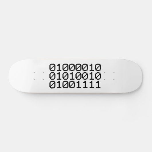 BINARY BRO SKATEBOARD (Horizontal)