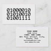 BINARY BRO VISITENKARTE (Vorne/Hinten)