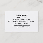 BINARY BRO VISITENKARTE (Rückseite)