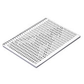 Binary Buddha Notizblock (Linke Seite)