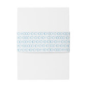 Binary Code Bands Einladungsbanderole (Rückseitenbeispiel)