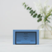 Binary Code Business Card, blau Visitenkarte (Stehend Vorderseite)