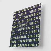 Binary Code Clock Quadratische Wanduhr (Winkel)