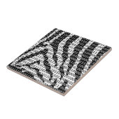 Binary-Code für Schwarz und Weiß Fliese (Seite)