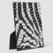 Binary-Code für Schwarz und Weiß Fotoplatte (Seite)