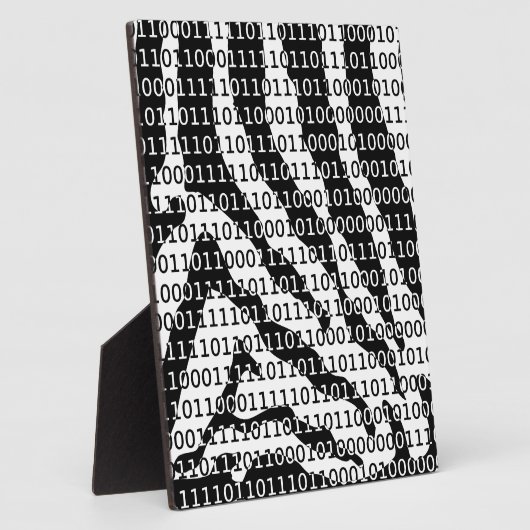 Binary-Code für Schwarz und Weiß Fotoplatte (Seite)