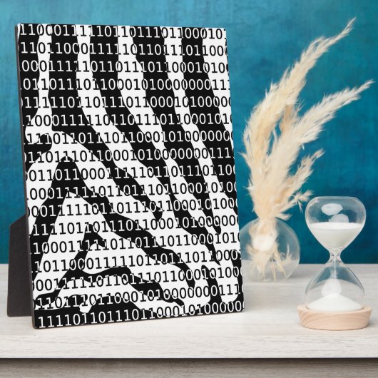 Binary-Code für Schwarz und Weiß Fotoplatte (Seite)