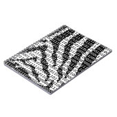 Binary-Code für Schwarz und Weiß Notizblock (Linke Seite)