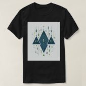 Binary Code Geometric Pattern for Programmers and  T-Shirt (Design vorne)