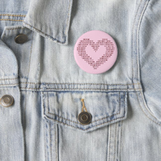 Binary Code Heart Button