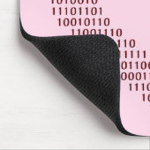 Binary Code Heart Mousepad (Ecke)