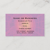 Binary Code Hi-Tech Abstract Design Visitenkarte (Rückseite)