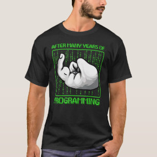Binary Code-Programm des Computerprogrammierers T-Shirt